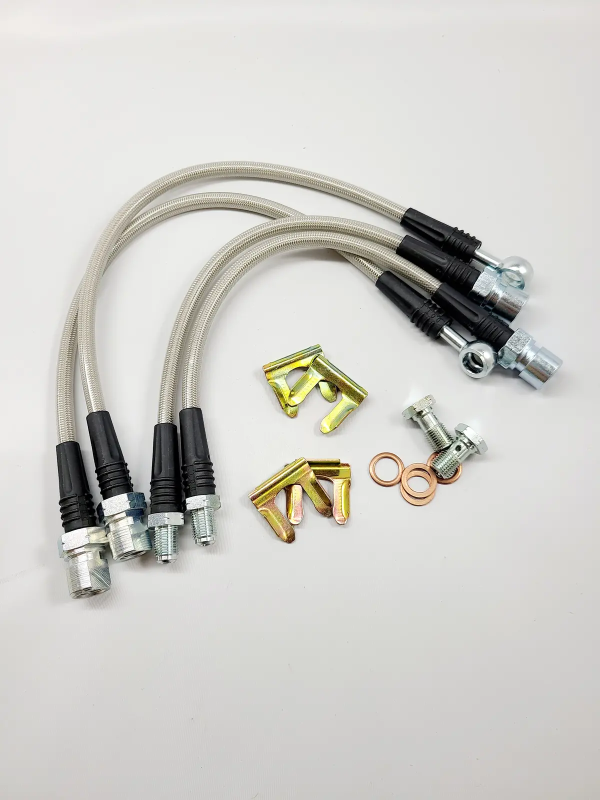 Ssbl-1216 - Ss Braided Brake Line Set Usa 4.5L/4.7L 82 To 83.5 & Row 80 To 83.5 1