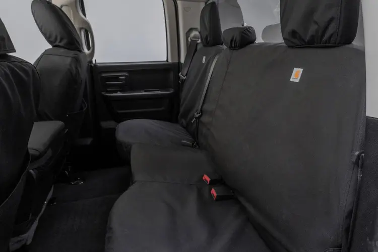 Covercraft Ssc8357cobk 2004-2010 Ford F250/F350 Super Duty Black Carhartt Super Dux Seatsaver Custom Seat Covers 1