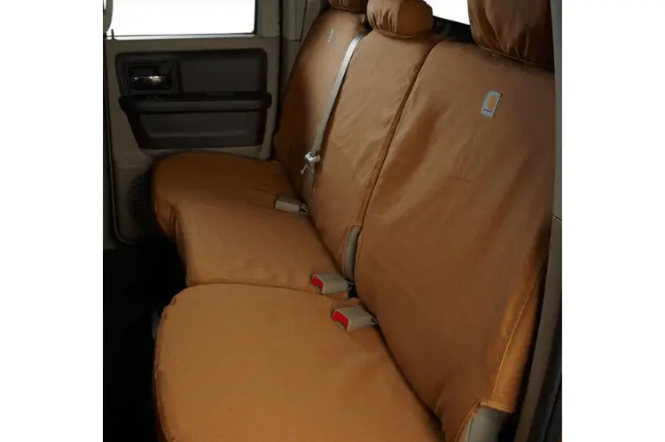 Covercraft Ssc8375cabn Gmc Sierra 2500Hd/3500Hd 2007-2014 Carhartt Seatsaver Custom Rear Seat Covers Brown 1