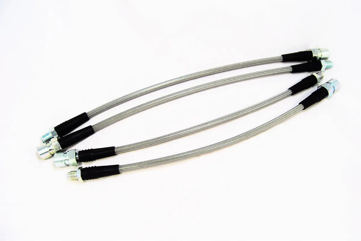 Ssbl-1210 - Ss Braided Brake Line Set Usa/Row 4.5L 1978-1982 1