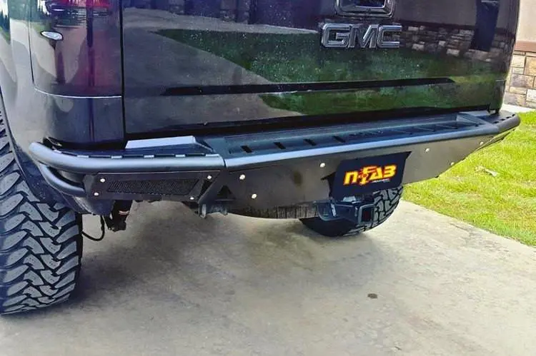 N-Fab T07rbs-H-Tx Toyota Tundra 2007-2013 Rbs Rear Bumper With Skid Plate 1