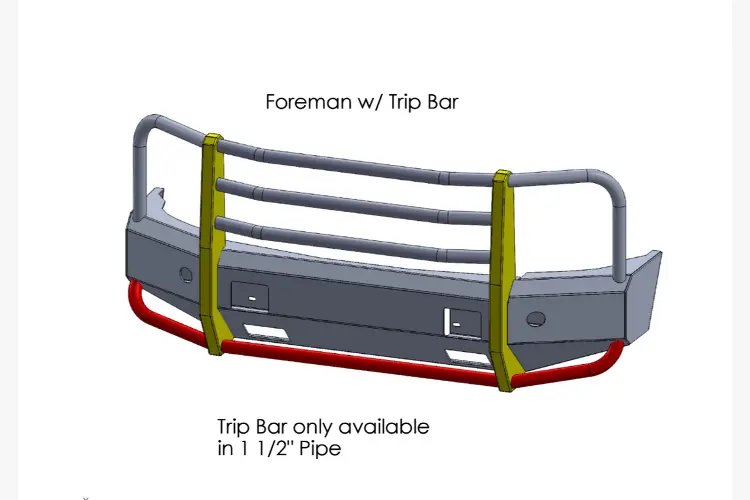 Truck Defender Aluminum Front Bumper Ford F250/F350 Superduty 2008-2010 Standard Polished 2F-0810 2