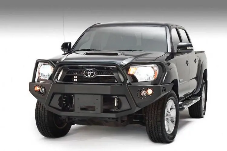 Fab Fours Tt12-B1650-1 Toyota Tacoma 2012-2015 Premium Front Bumper Winch Ready With Full Guard 2