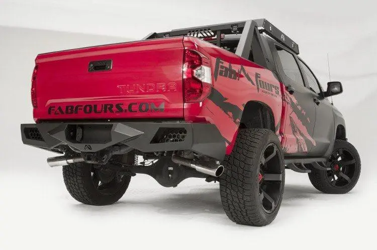 Fab Fours Tt14-E2852-1 Toyota Tundra 2014-2021 Vengeance Rear Bumper With Sensor 1