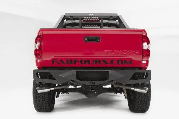 Fab Fours Tt14-E2852-1 Toyota Tundra 2014-2021 Vengeance Rear Bumper With Sensor 2