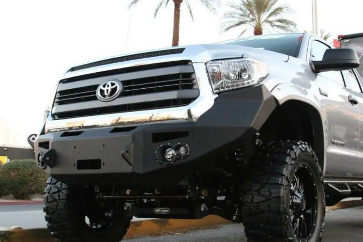 Fab Fours Tt14-H2851-1 Toyota Tundra 2014-2021 Premium Front Bumper Winch Ready No Guard 1