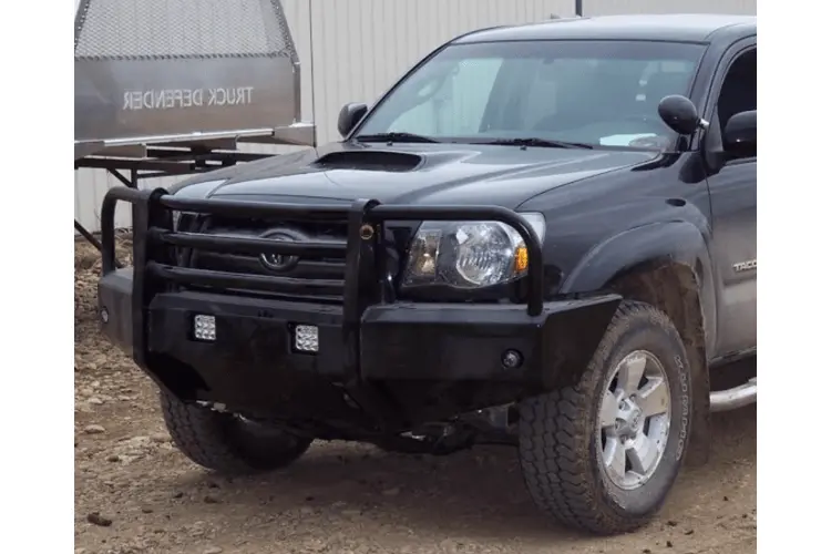 Truck Defender Aluminum Front Bumper Toyota Tacoma 2012-2015 Standard Polished Ttac-1215 1