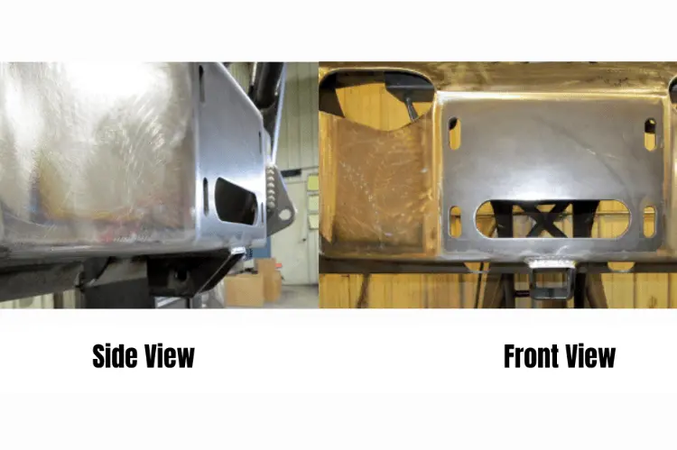 Throttle Down Kustoms Receiver Hitch Flush Mounted 1