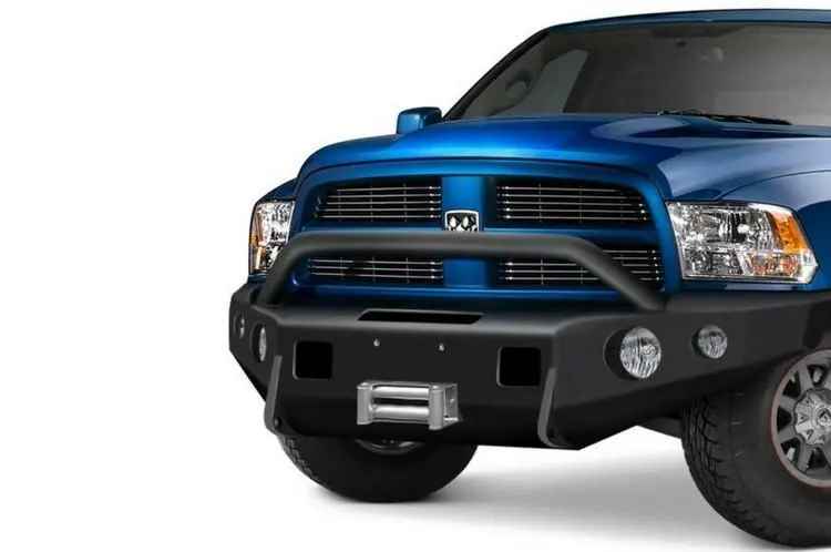 Trailready 11100P Dodge Ram 1500 1989-1993 Extreme Duty Front Bumper Winch Ready With Pre-Runner 2