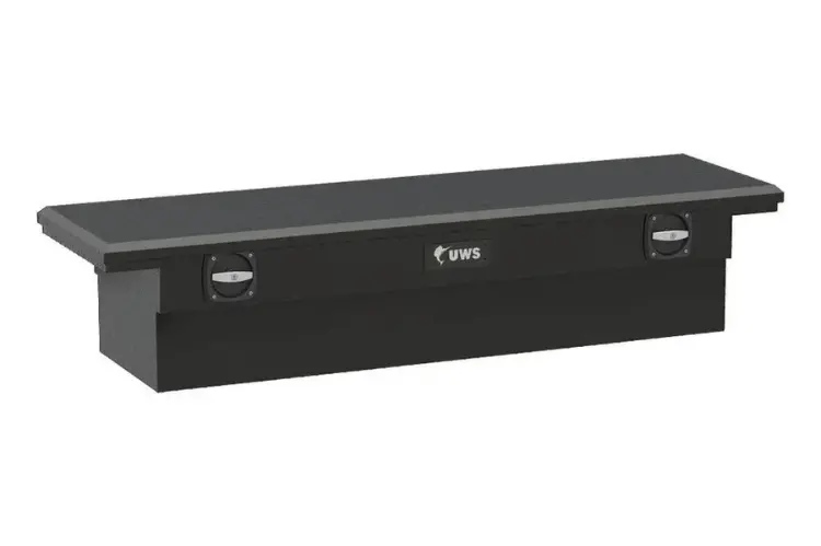 Uws Sl-69-Lp-Mb Chevy Silverado 2500Hd/3500Hd 1999-2004 69" Secure Lock Truck Tool Box With Low Profile Matte Black 1