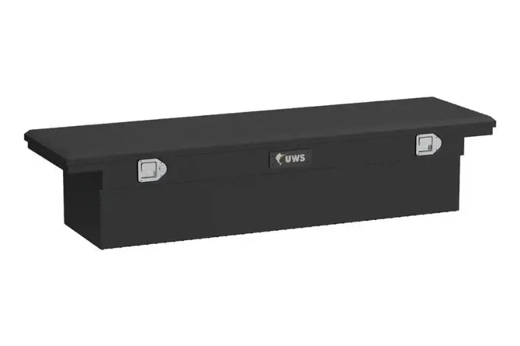Uws Tbs-69-Lp-Mb Dodge Ram 2500/3500 2011-2025 69" Aluminum Truck Tool Box With Low Profile Matte Black 1