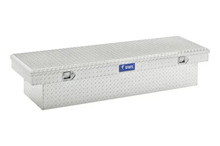 Uws Tbs-72 Dodge Ram 2500/3500 2003-2023 72" Crossover Truck Tool Box Bright Aluminum 1