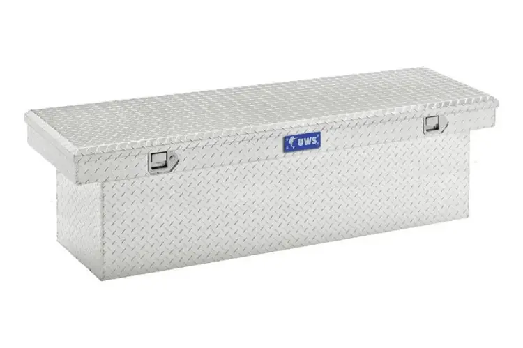 Uws Tbsd-69 Gmc Sierra 2500Hd/3500Hd 1999-2023 69" Deep Crossover Truck Tool Box Bright Aluminum 1