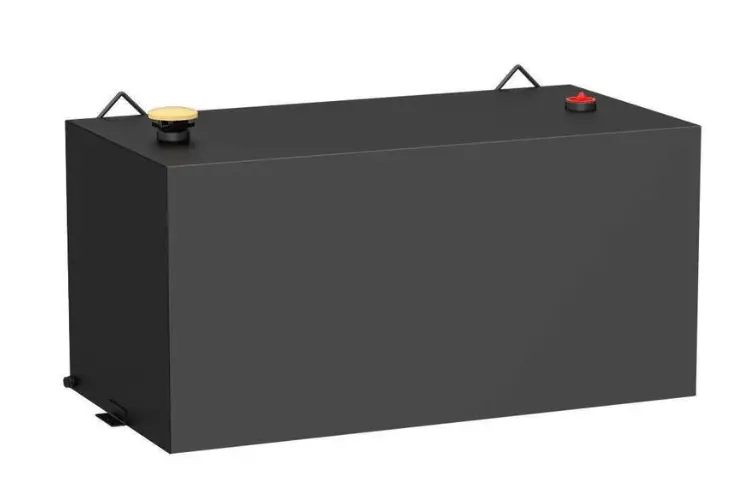 Uws St-100-Rt-Mb Dodge Ram 2500/3500 2003-2019 100-Gallon Rectangle Steel Fuel Transfer Tank - Matte Black 1