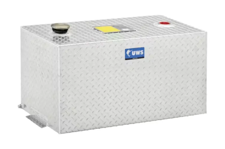 Uws Tt-45-R-T-P Dodge Ram 2500/3500 2003-2008 45-Gallon Rectangle Bright Aluminum Fuel Transfer Tank 1
