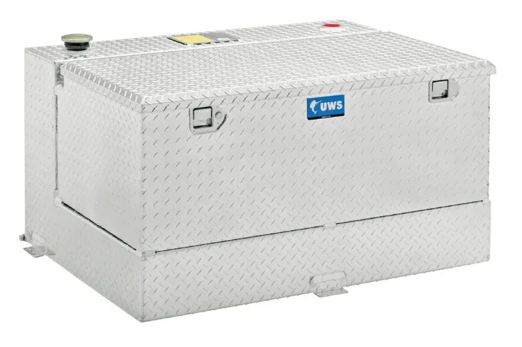 Uws Tt-85-Combo Dodge Ram 2500/3500 2003-2008 85-Gallon Combo Bright Aluminum Fuel Transfer Tank 1