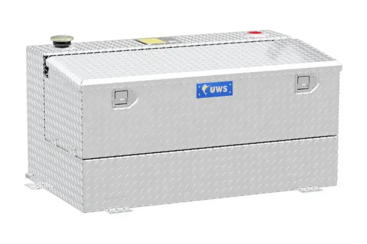 Uws Tt-75-Combo Dodge Ram 2500/3500 2003-2008 75-Gallon Combo Bright Aluminum Transfer Tank 1