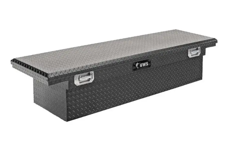Uws Tbs-69-Lp-Ph-Mb Dodge Ram 2500/3500 2011-2018 69" Truck Tool Box With Low Profile, Pull Handles Matte Black 1