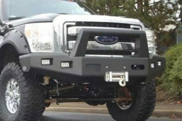 Buckstop F11boss Ford F250/F350 Superduty 2011-2016 Boss Front Bumper Winch Ready With Tow Hooks 1