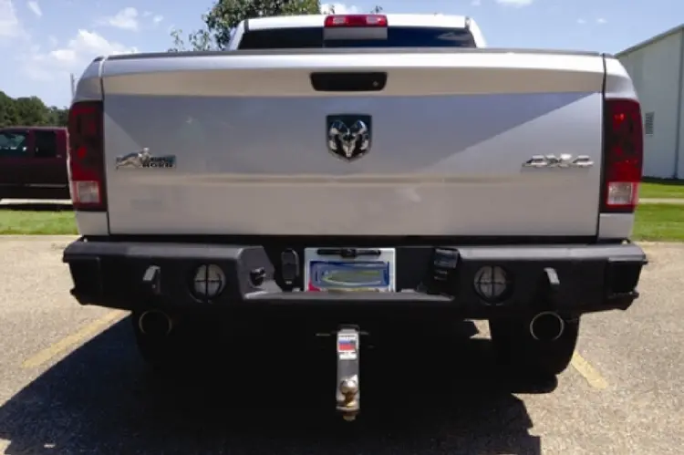 Hammerhead 600-56-0107 Dodge Ram 1500 2009-2018 Rear Bumper Dual Exhaust And Sensors 1