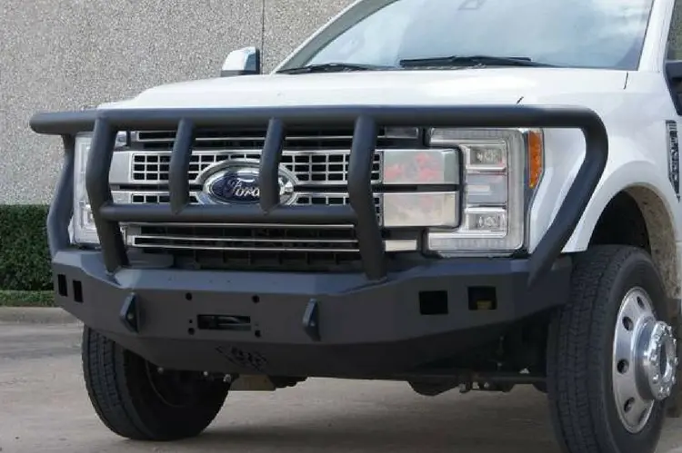 Road Armor Stealth 617F2b Ford F250/F350 Superduty 2017-2022 Front Bumper Titan Ii Guard Winch Ready With Square Light Holes 1