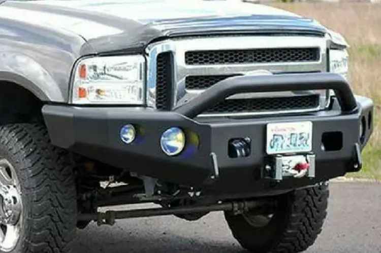 Trailready 12200P Ford F150 1997-1998 Extreme Duty Front Bumper Winch Ready With Pre-Runner Guard 1