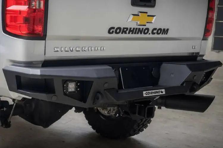 Go Rhino 28171T Chevy Silverado 1500 2014-2018 Br20 Rear Bumper 1
