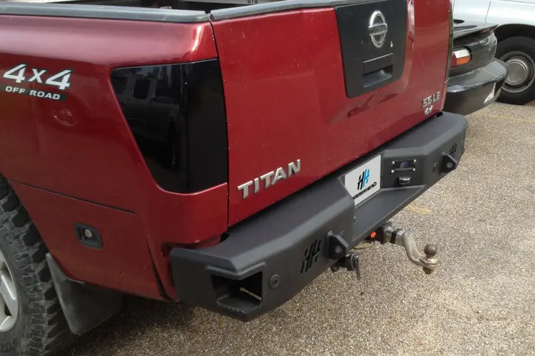 Hammerhead 600-56-0095 Nissan Titan 2004-2009 Rear Bumper With Sensors 2
