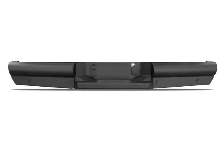 Fab Fours Nt16-U3750-1 Nissan Titan Xd 2016-2024 Black Steel Elite Rear Bumper 1
