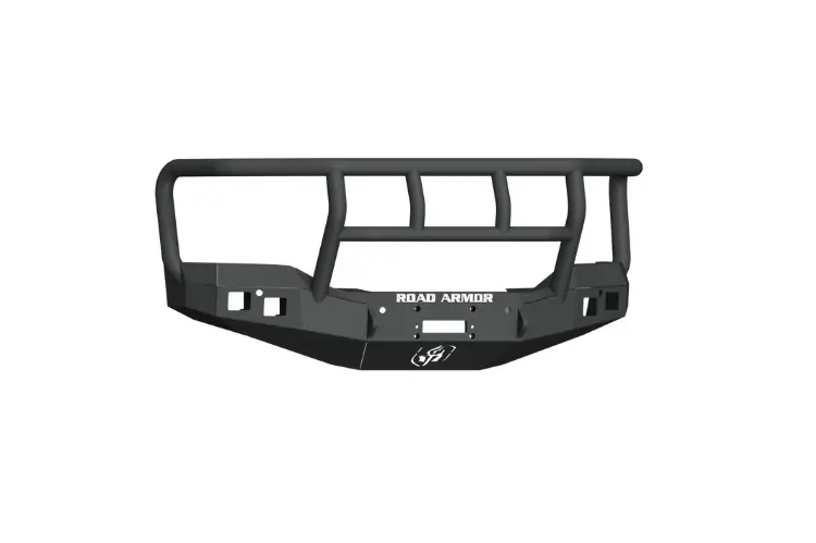 Road Armor Stealth 2161F2b 2016-2018 Gmc Sierra 1500 Front Winch Bumper Titan Ii Guard Satin Black 1