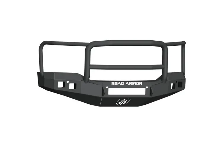 Road Armor Stealth 2161F5b-Nw 2016-2018 Gmc Sierra 1500 Front Non-Winch Bumper With Lonestar Guard And Square Light Holes 1