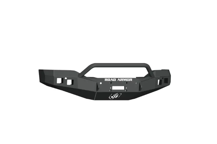 Road Armor Stealth 2161F4b 2016-2018 Gmc Sierra 1500 Front Winch Ready Bumper Pre-Runner Guard Texture Black Warn M12000 Smittybilt Xrc 1