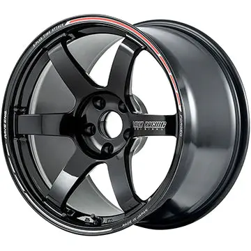Volk Racing Te37 Saga S-Plus Time Attack Wheel - Black Color 1