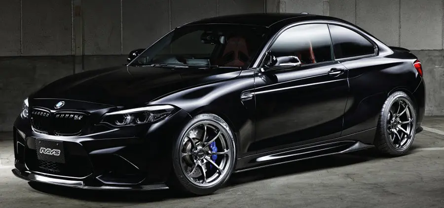 Volk Racing Ne24 Wheel - Matte Gun Black Color 3