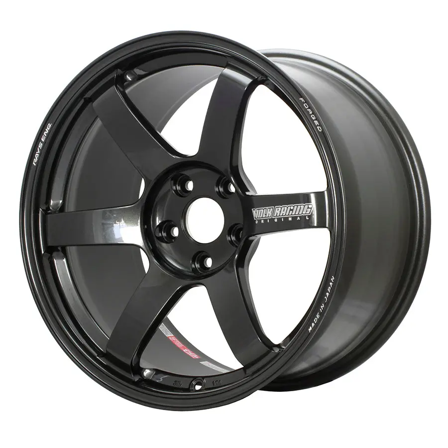 Volk Racing Te37 Saga S-Plus Wheel - Diamond Dark Gunmetal Color 1