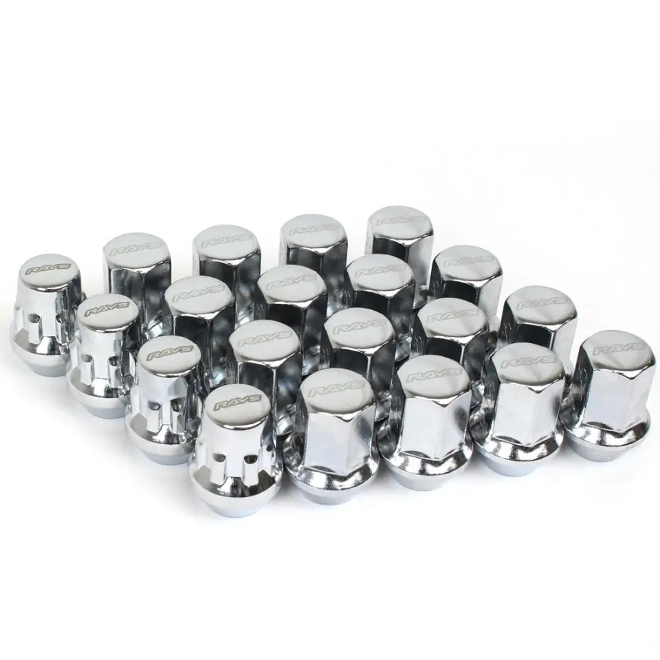 Rays 17 Hex Lug Nut And Lock Set - Chrome 1