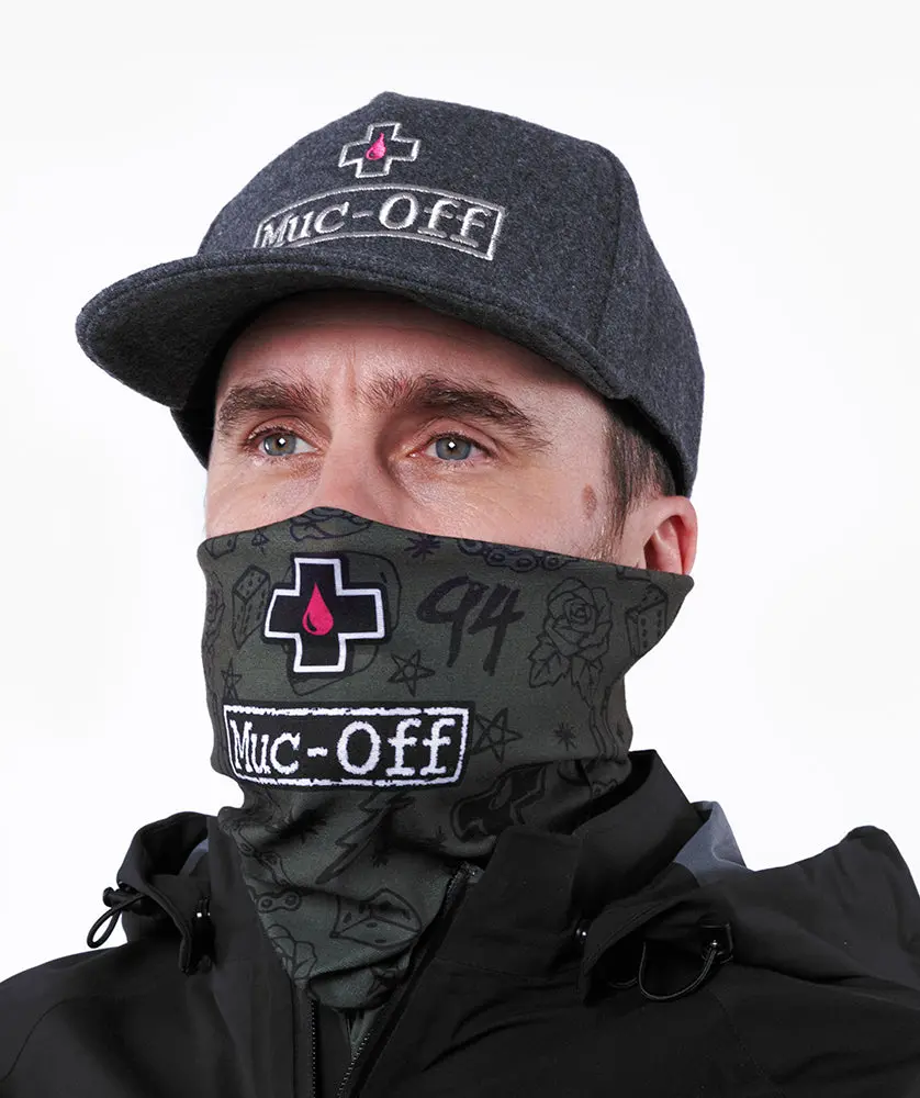 Lightweight Neck Gaiter - Green Punk 1