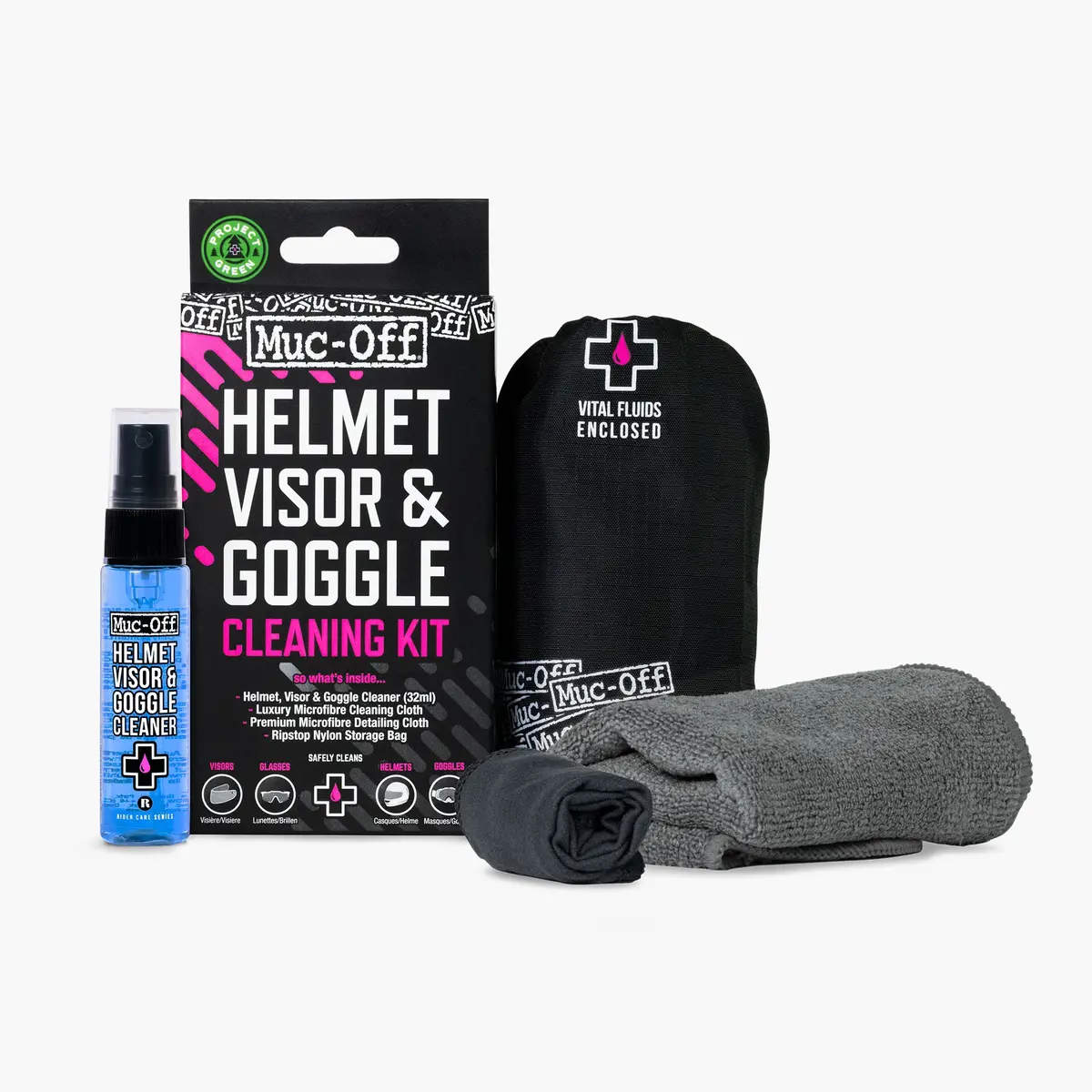Helmet, Visor & Goggle Cleaning Kit 1