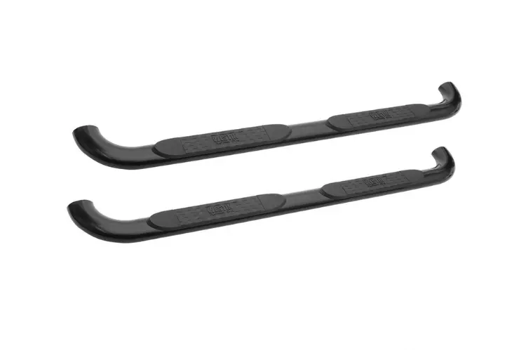 Westin 21-1685 1999-2014 Chevy Silverado 2500/3500 Platinum 4 Oval Nerf Step Bars - Black 1