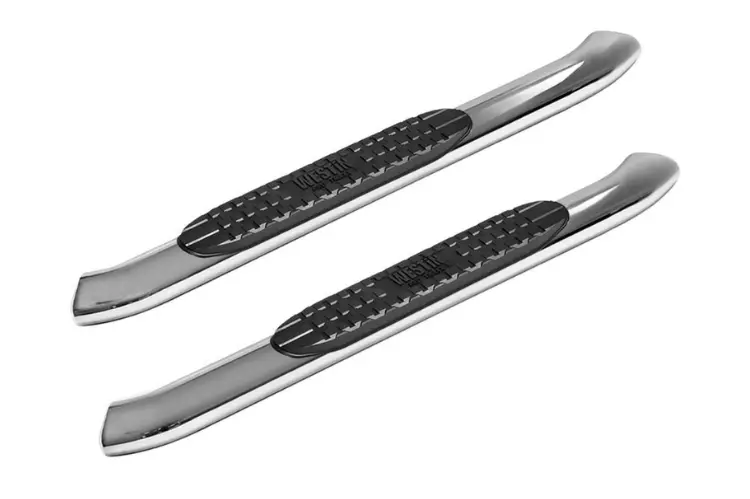 Westin 21-24110 Gmc Sierra 2500Hd/3500Hd 2020-2023 Pro Traxx 4 Oval Nerf Bars Standard Cab - Polished Stainless Steel 1