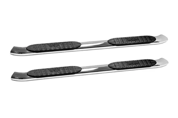 Westin 21-53710 Gmc Sierra 2500Hd/3500Hd 2015-2019 Pro Traxx 5 Oval Nerf Bars Double Cab - Polished Stainless Steel 1