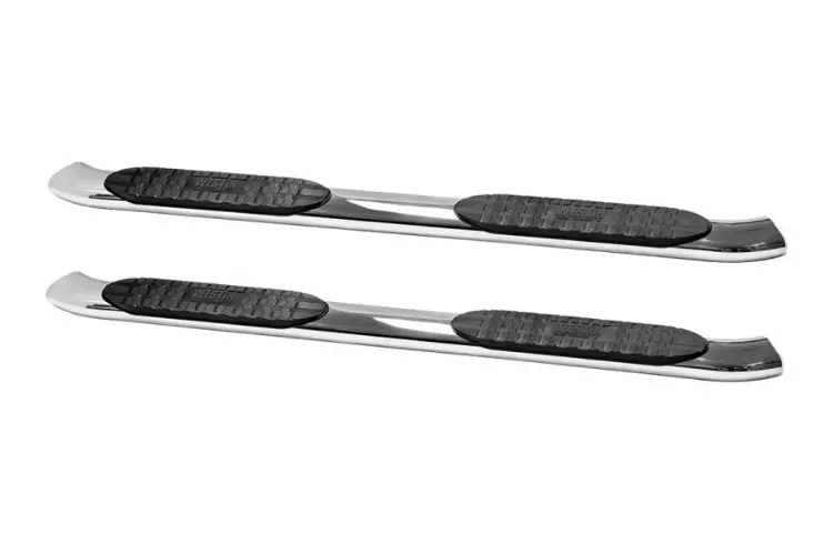Westin 21-53710 Gmc Sierra 2500Hd/3500Hd 2015-2019 Pro Traxx 5 Oval Nerf Bars Double Cab - Polished Stainless Steel 2