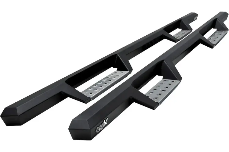 Westin 56-119552 Gmc Sierra 2500Hd/3500Hd 2001-2019 Hdx Stainless Drop Nerf Bars Crew Cab - Textured Black 1