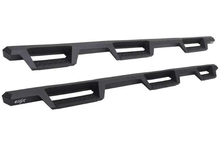 Westin 56-534575 Gmc Sierra 2500Hd/3500Hd 2007-2019 Hdx Drop Wheel To Wheel Nerf Bars Crew Cab - Textured Black 2