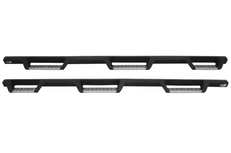 Westin 56-5345752 Gmc Sierra 2500Hd/3500 2007-2019 Hdx Stainless Drop Wheel To Wheel Nerf Bars Crew Cab - Textured Black 1