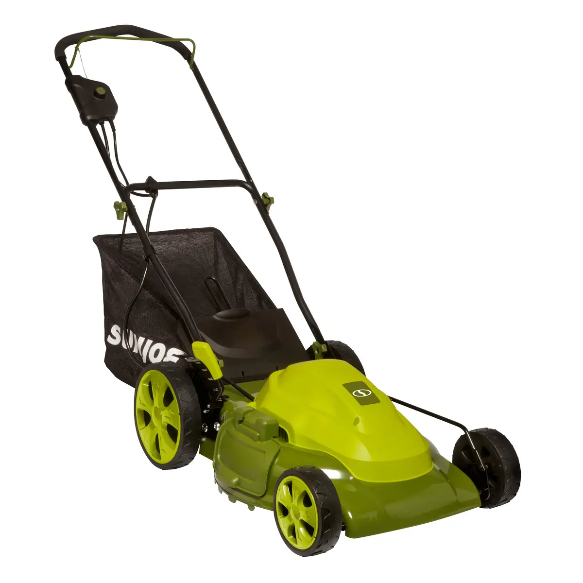 Sun Joe Mj408e Electric Lawn Mower | 20-Inch | 12-Amp | 7-Position | 14.5-Gal Collection Bag | Mulching Plug 2
