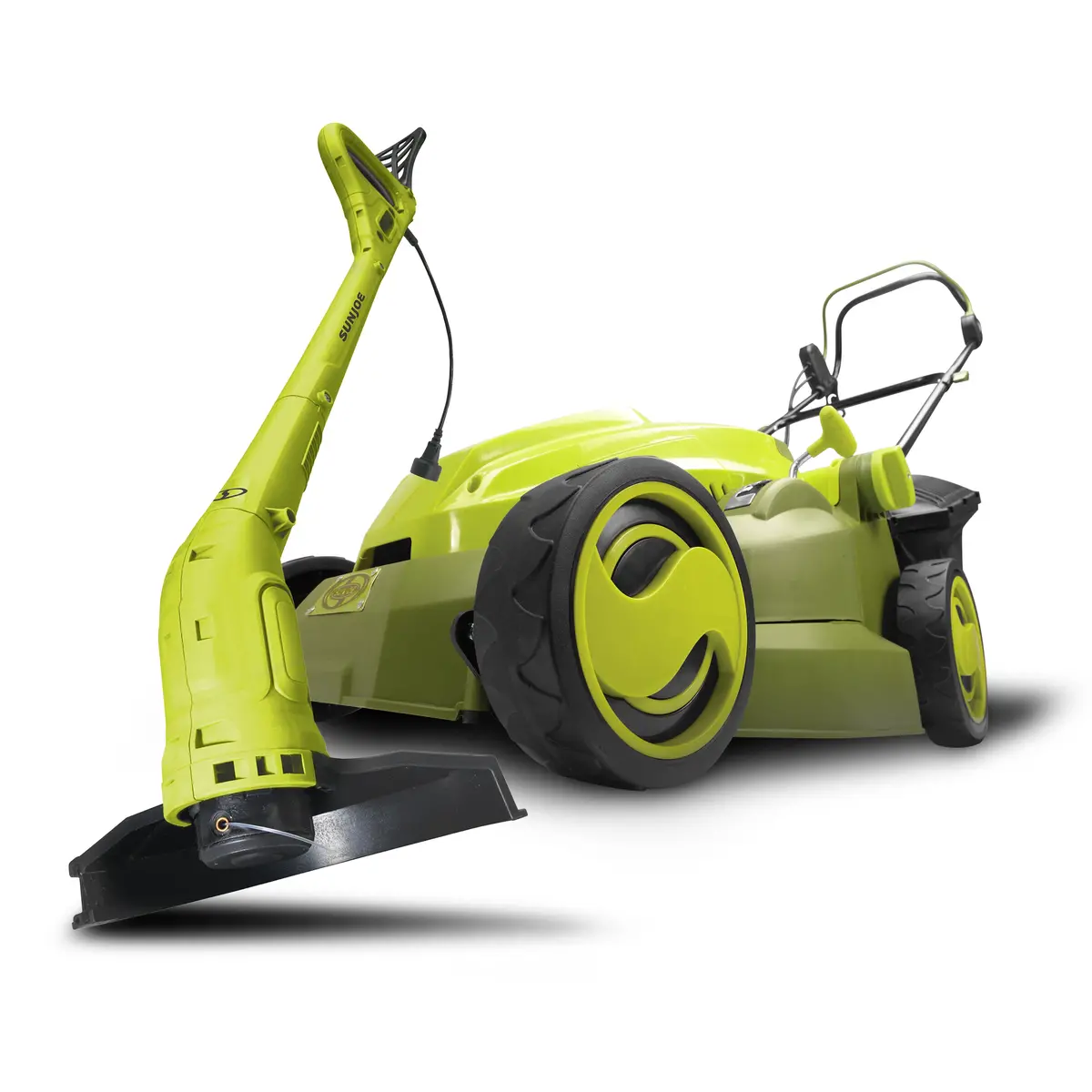 Sun Joe Ultimate Electric Lawn Trimming Bundle | Lawn Mower + Grass Trimmer 1