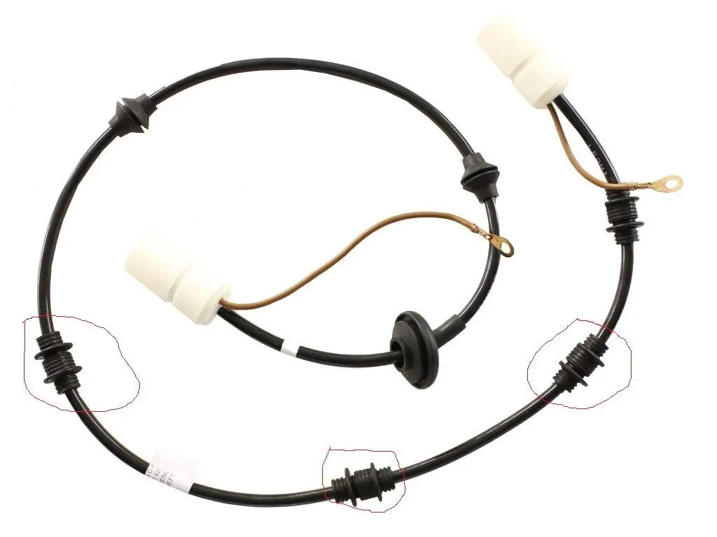 Abs/Brake/Rdk Harness Individual Grommet - Rear Harness - 86 To 95 2