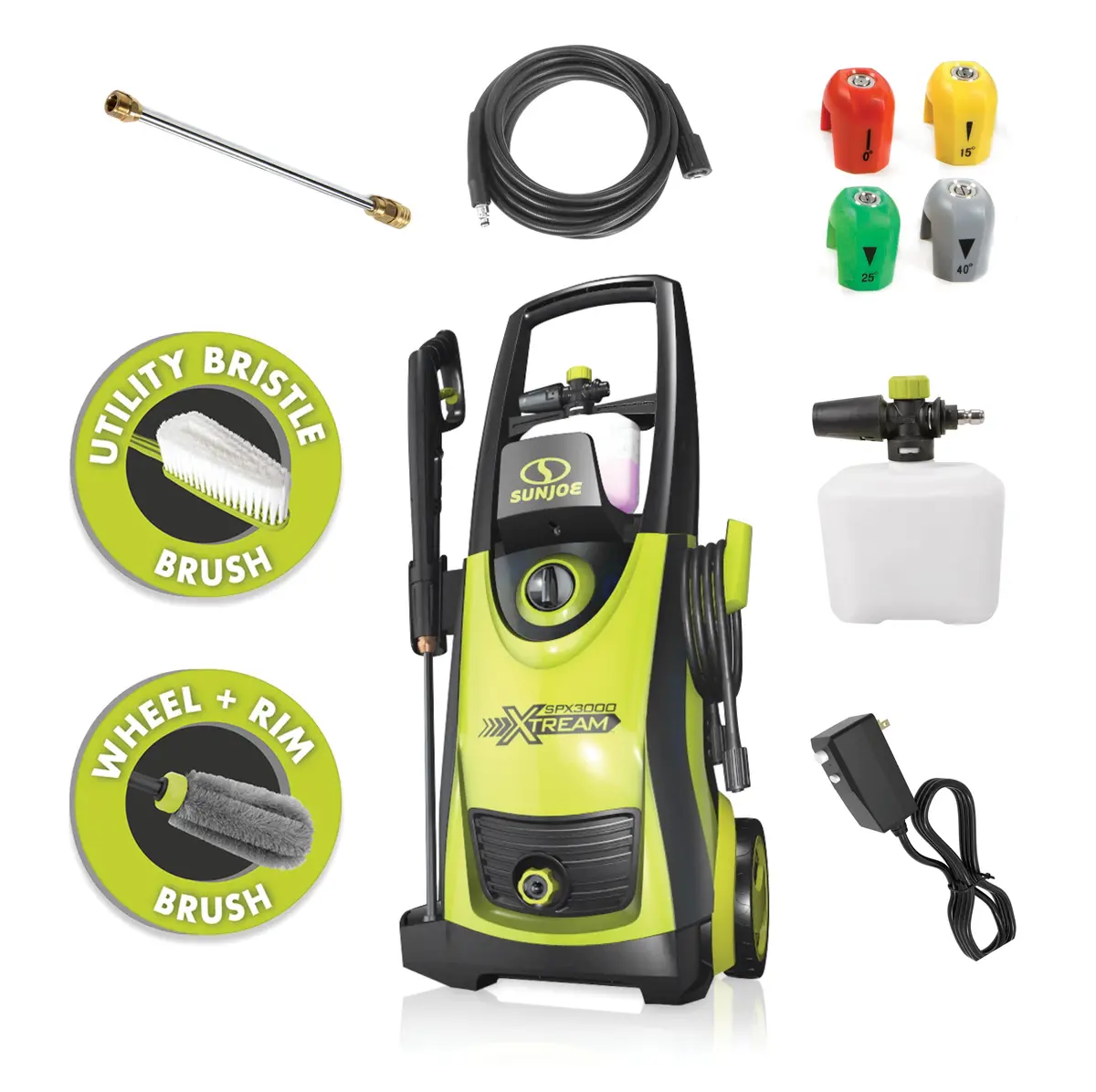 Sun Joe Spx3000®-Xt1 Xtream Clean Electric Pressure Washer | 13-Amp | Bonus Accessories | 2200 Psi Max* | 1.65 Gpm Max* 2