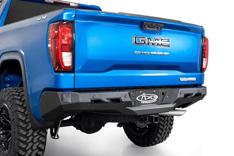 Add Black Label Back Bumper R14020na0103 2022-2026 Gmc Sierra 1500 1